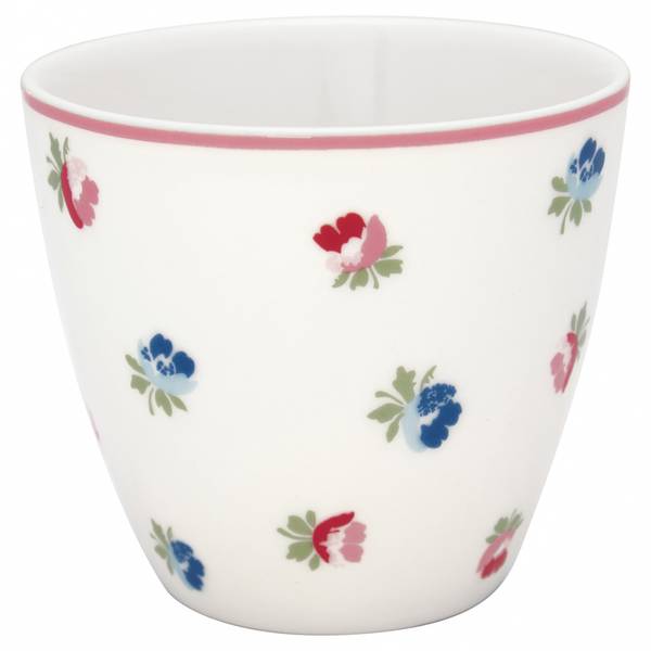 GreenGate, lattekopp Viola white