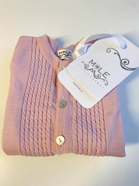 Mole little Norway, Lys rosa heldress i merinoull