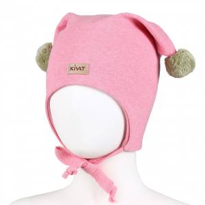 Hovedbilde Kivat, rosa bomullslue med ...