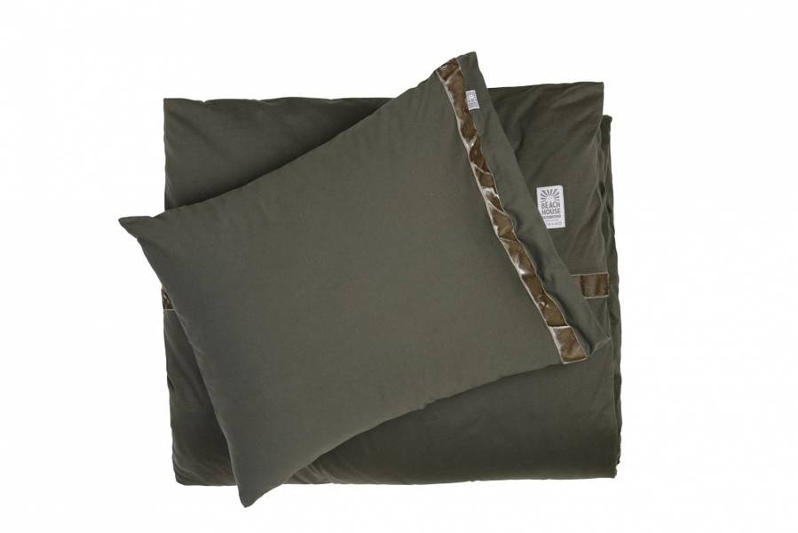 Beach House, band putetrekk cedar/olive 50X70 