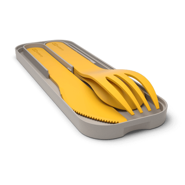 Monbento bestikk Pocket color mustard