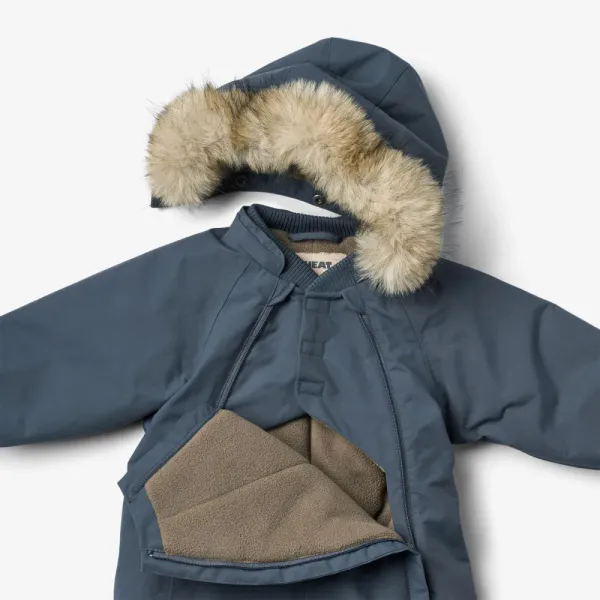 Wheat vinterdress Nickie tech greyblue