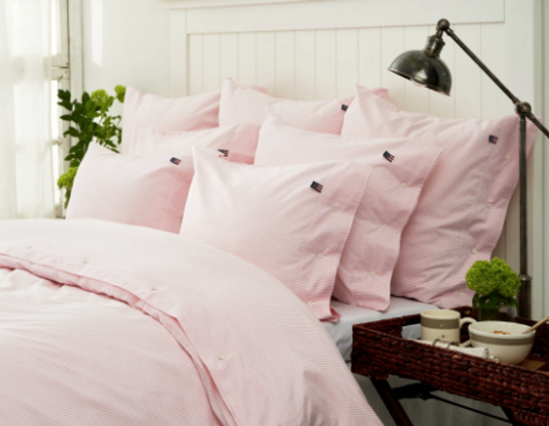Lexington pin point pink stripet putevar 50X70