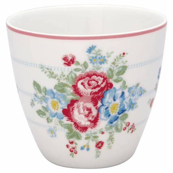 GreenGate, lattekopp Henrietta white