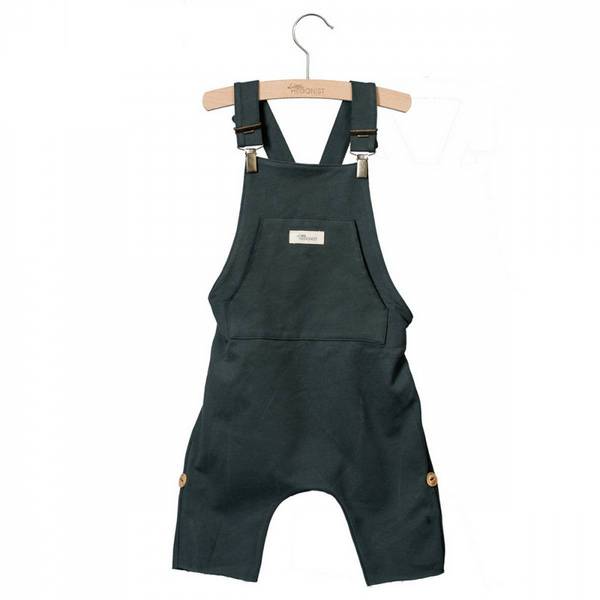 Little Hedonist, Salopette pirate black, korte ben