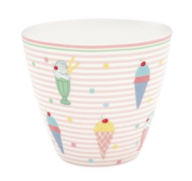 GreenGate, lattekopp Isa pale pink