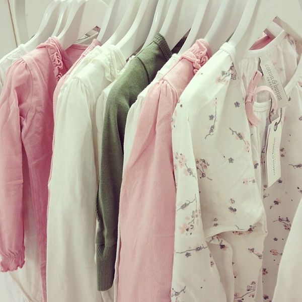 Cotton & Button, nattkjole kirsebærblomster økologisk bomull
