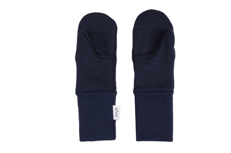 Kivat, marine votter i ull