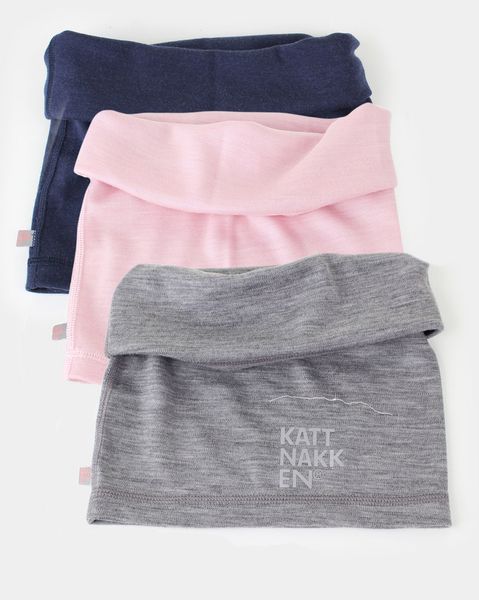 Kattnakken , bøff - tynn ull, grå