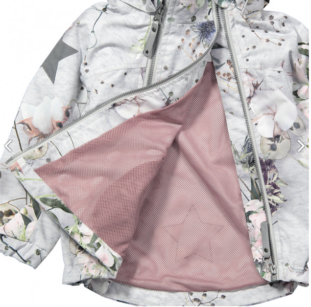 Molo, Hopla x-ray big bloom skalljakke