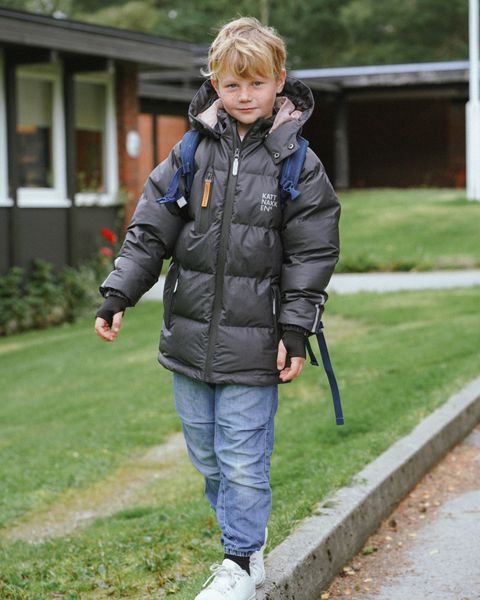 Kattnakken , Boblejakke sludd junior kattesvart