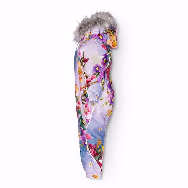  Molo vinterdress Pyxis fur gradient bloom