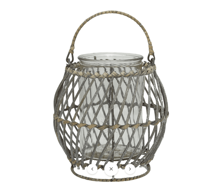 GreenGate, glasslanterne /pil medium