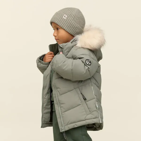 Gullkorn design,  Talk parkas matt grønn