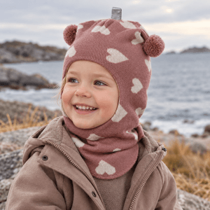 Hovedbilde Kivat, gammelrose hettelue i ...