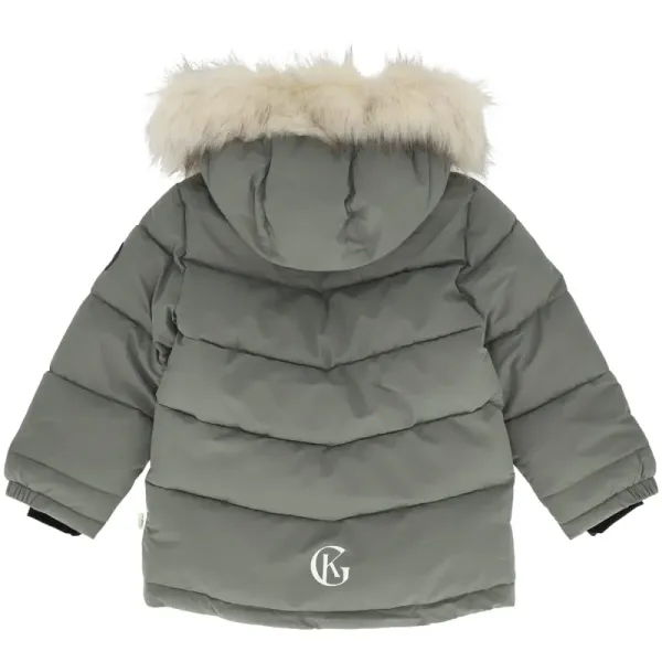 Gullkorn design,  Talk parkas matt grønn