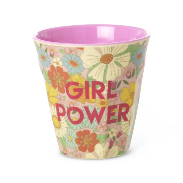 Rice, kopp flower power print