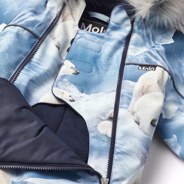  Molo vinterdress Pyxis fur polar bear joy