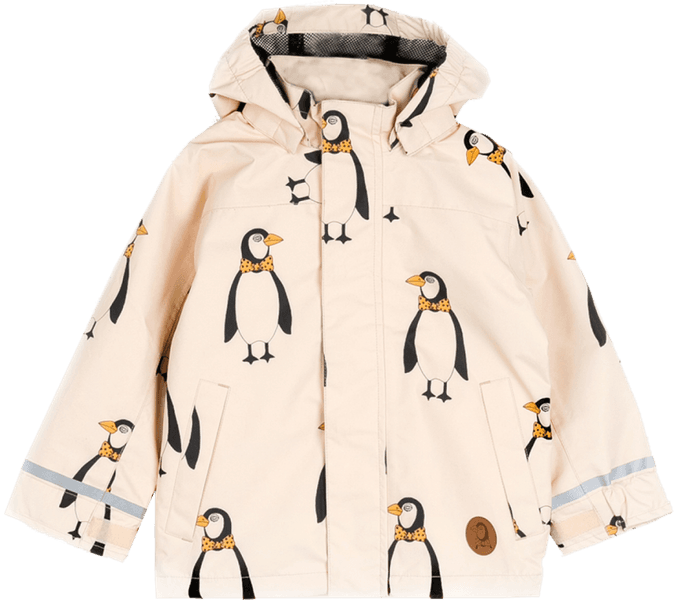 Mini rodini, edelweiss pingvinjakke beige